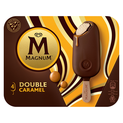 Bild von Magnum Glace Deluxe Double caramel