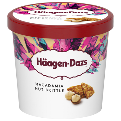 Bild von Häagen-Dazs Crème glacée Minicup Macadamia Nut Brittle