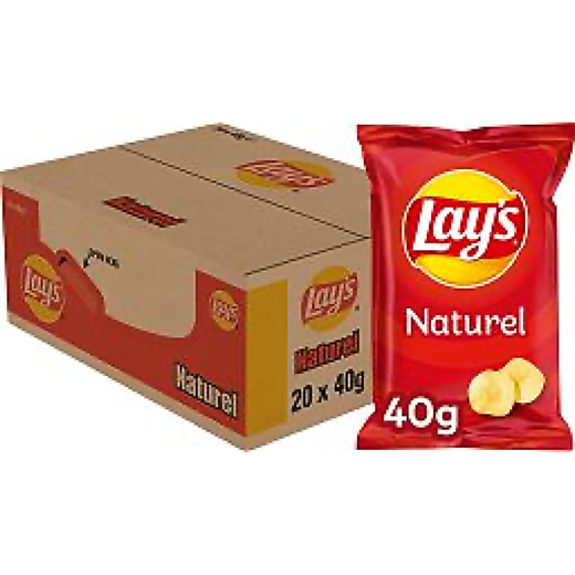 Image de LAYS CHIPS NATUREL 40G