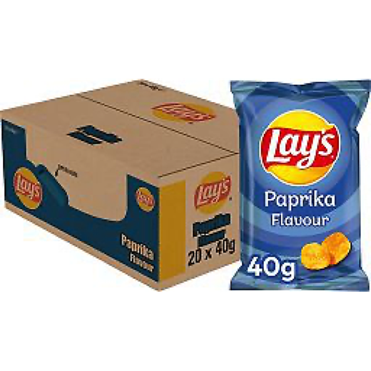 Image de LAYS CHIPS PAPRIKA 40G