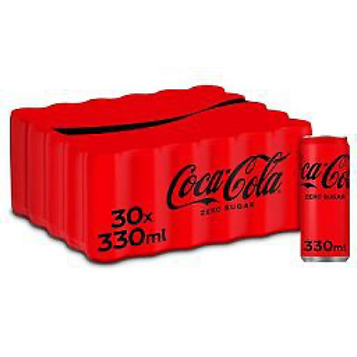 Image de COCA COLA ZERO 33CL SLEEK CAN