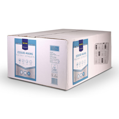 Bild von Essuie-main plié en V 150 feuilles